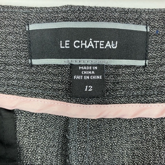 Le Chateau Tweed Viscose Blend Flare Leg Pant Sz12 - Picture 7 of 9